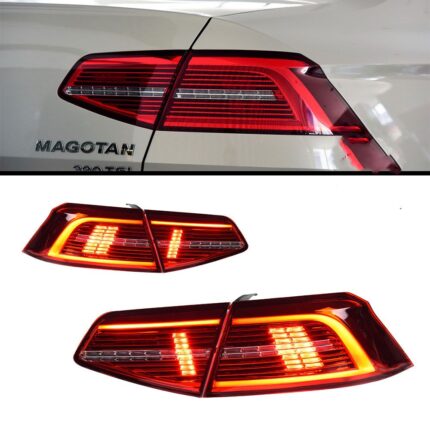 Car Taillights For Passat B8 20 16-20 19 Original Type With Sequential Turn Signal No Animation Brake Reverse Lamp