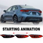 Automobile Taillight For Toyota corolla 20 18-20 20 LED Throughout Taillights Assembly Streaming Turn Signal Lights American Version - Image 5