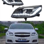 LED Head Light Parts For Malibu 20 12-20 15 Front Headlights Replacement DRL Daytime light Projector Facelift