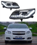 LED Head Light Parts For Malibu 20 12-20 15 Front Headlights Replacement DRL Daytime light Projector Facelift
