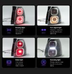 Car Rear Lights for Land Rover Freelander 2 Taillight 2007-20 15 LED Signal Lights Brake Reverse Working Taillights - Image 2