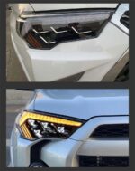 Headlight for Toyota 4 Runner 2014-20 20 LED Lamps Front Signal Headlight Replacement DRL Daytime Light - Image 4