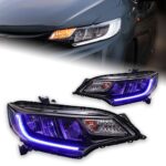 Car Assembly Front Headlights for Honda Fit 2014-20 19 Jazz LED Head Lamp Styling Dynamic Turn Signal Lens