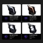 Headlight For Cadillac ATS 2014-20 17 LED Streamer Steering Day Running Turning Signal Head Lamps Assembly - Image 2