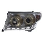 Car Light for Toyota 2007-20 15 Headlamp Assembly Land Cruiser Modified LED Daily Running Light Flow Turn Signal - Image 2