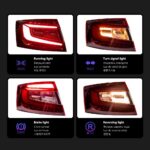 Car Tail Lights for Skoda Octavia 20 15-20 17 Tail Lamp Turn Signal Rear Reverse Brake Light Replacement - Image 3