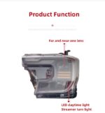 For Ford Ranger T8 2023 Car LED Headlight Assembly DRL Signal Front Lamp LED Modified Bifocal Lens Head Lights - Image 5