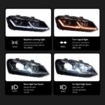 Car Styling For VW Polo 20 11-20 17 Vento Bi Xenon Beam LED Dynamic Signal Lamp Front Headlights - Image 3