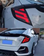 Car Styling Tail Lampfor Civic Tail Lights 20 17-20 20 Civic Type R LED Tail Light Hatchback 5 door Rear Lamp DRL Dynamic Signal - Image 2