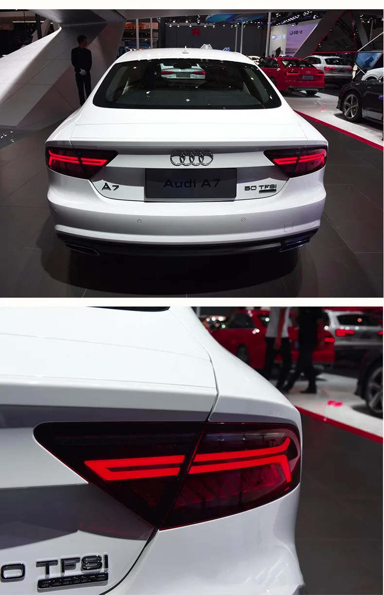 Car Lights for AUDI A7 LED Auto Taillight Assembly Upgrade Dynamic Signal Lamp LED Stop Taillights Accessories