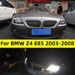LED Car Headlights for BMW Z4 Headlights 2003-2008 E85 DRL Animation Moving Turn Signal Head Light Auto Assembly