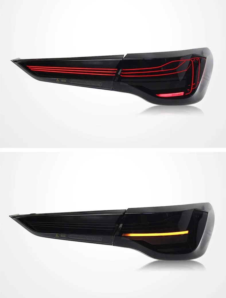 Full LED Taillight for BMW 4 Series M4 CSL 20 20-2023 Dynamic Smoke LED Tail Lamp LED DRL Signal Brake Reverse Lights