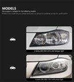 LED Headlight For BMW E90 Headlights 2005-2012 320i 318i 323i 3 Series Hid Bi Xenon Beam Running Lights - Image 4