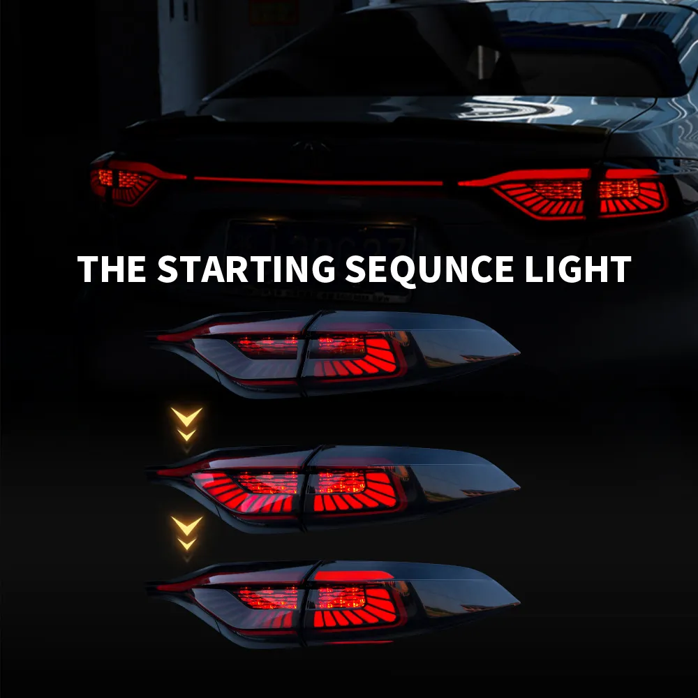 Auto Tuning Taillight for Toyota Corolla 2018-2020 Taillights LED Running Lights Brake Lights Rear Parking US Version