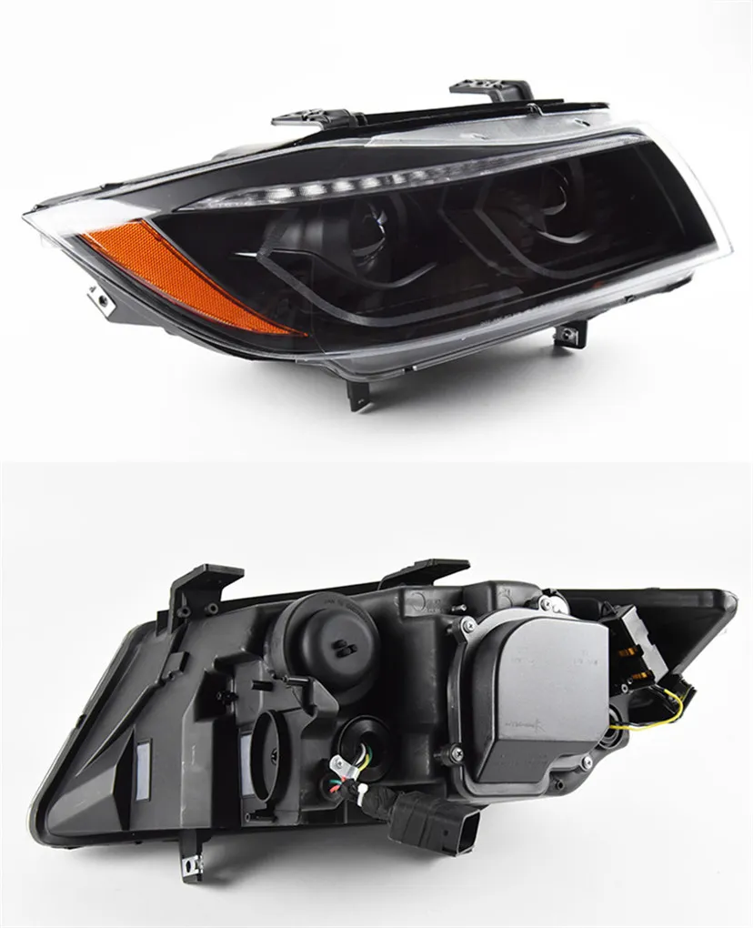 Car Styling Front Lamp for BMW E90 Headlights 2005-2012 320i 318i 323i 325i E90 Headlight DRL Hid Bi Xenon Beam Accessories