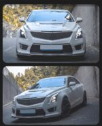 Headlight For Cadillac ATS 2014-20 17 LED Streamer Steering Day Running Turning Signal Head Lamps Assembly - Image 4