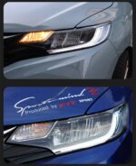Auto Headlight For Honda Fit Jazz 2014-20 20 Wing Styling LED Headlights Daytime Lights DRL Signal Front Lamp - Image 3