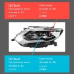 2PCS LED Headlights For Nissan X-Trail 20 17-20 20 Car Lights Angel Eyes Xenon HID KIT Fog Lights Daytime Running Light - Image 6