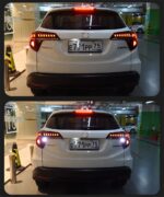 Car Tail Lights For Honda HRV HR-V 2014-2021 LED DRL Q7 Style Running Signal Brake Reversing Parking Taillights - Image 4