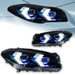 Car Lights Assembly for BMW F10 Headlights 20 10-20 17 520i 525i 530i F18 Upgrade DRL High Beam Lamp