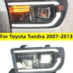 Car Lights Upgrade For Toyota Tundra 2007-2013 All LED Signal Headlights High Beam Parking Lamp Assembly