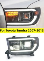 Car Lights Upgrade For Toyota Tundra 2007-2013 All LED Signal Headlights High Beam Parking Lamp Assembly