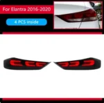 Cars For Hyundai Elantra 20 16-20 20 Taillights Rear Lamp LED DRL Running Signal Brake Reversing Parking light - Image 7