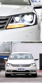 Head Lights for VW Passat B7 20 11-20 16 LED High Beam Daytime Light Angel Eye Driving Headlights Replacement - Image 5