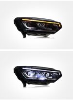 Car Headlights LED Lights for VW Tayron 20 19-2022 LED Double Lens Streamer Turn Signal High Beam Daytime Running Light - Image 3
