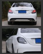 Car Tail Lights For Benz W205 LED Taillihgt 2014-20 19 C180 C200 C260 C300 LED Dynamic Turn Signal Light Tail Lamp Assembly - Image 4