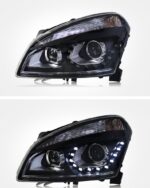 Car Headlight For Nissan Qashqai 2008-20 15 LED Front Headlights Replacement DRL Daytime Light Turn Signal Lamp - Image 3
