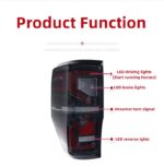 Car Taillight For Ford Ranger Tail Lamp Assembly T7 Upgrade LED Turn Lamp Running Brake Reverse Stop Lights - Image 5