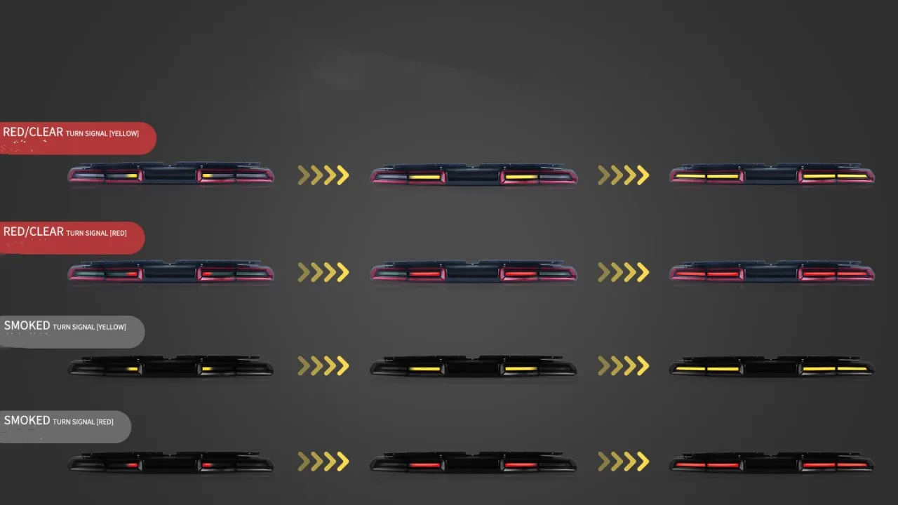 Taillights for DODGE Challenger 2008-2014 Car LED Brake Taillight New Challenger Reverse Turn Signal Tail Light