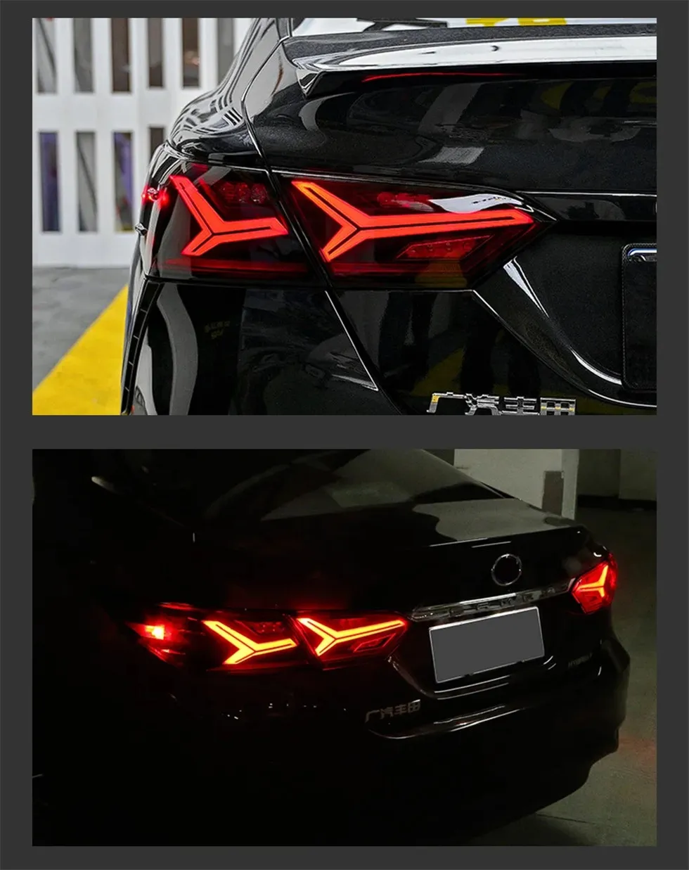Taillight For Toyota Camry EX Tail Lights 20 18-20 22 With Sequential Turn Signal Animation Brake Parking Lamp