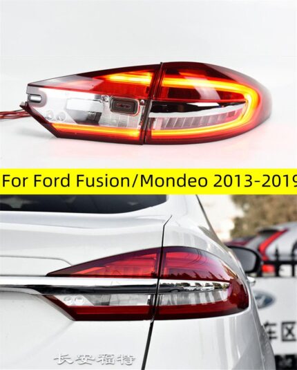 Car Tail Lights Auto Parts for Ford Fusion Mondeo 20 13-20 19 Taillights Rear Lamp LED Signal Reversing Parking Lights