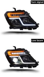 Headlights for Nissan Patrol Y62 2012-20 18 LED DRL Head Lights Dynamic Assembly Turn Signal Auto Front Lamp - Image 5