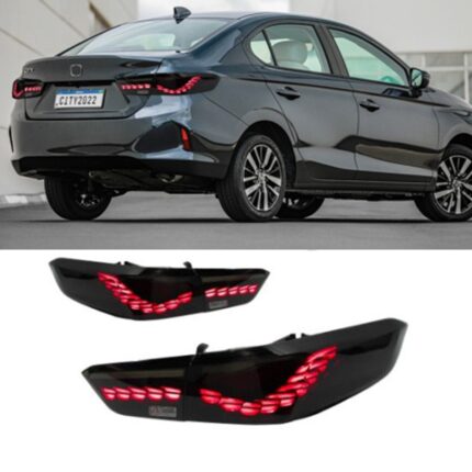 Car LED Tail Lights For Honda CITY 20 21-2023 Taillights With Sequential Dynamic Turn Signal Animation Brake Taillight