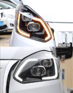 2 Pieces Lights For Ford Transit 20 16-2022 LED Headlights DRL Daytime Lights Turn Signal Headlamp Replacement Fog Light - Image 2