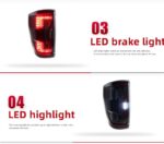 Car Rear Lamp For Ford Raptor Taillight Assembly F150 20 20-2023 Full LED Signal Light Brake Signal Street Lamp - Image 5
