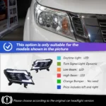 Headlights For Navara Headlights 20 14-20 21 NP300 Frontier LED Headlight LED DRL Auto Daytime Light - Image 6