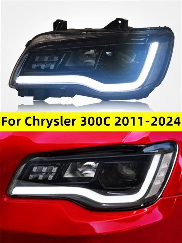 66aa5afa-d5e5-44fa-97a6-39c09a9ada1c LED Headlights For Chrysler 300C 2011-2024 LED Daytime Lights Front Lamp LED Headlight Turn Signal Light - Image 1