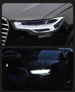 Modified LED Headlight For AUDI A6 C7 Headlights 2012-20 18 C7Pa Matrix Style LED Daytime Lights Dynamic Turn Signal - Image 4