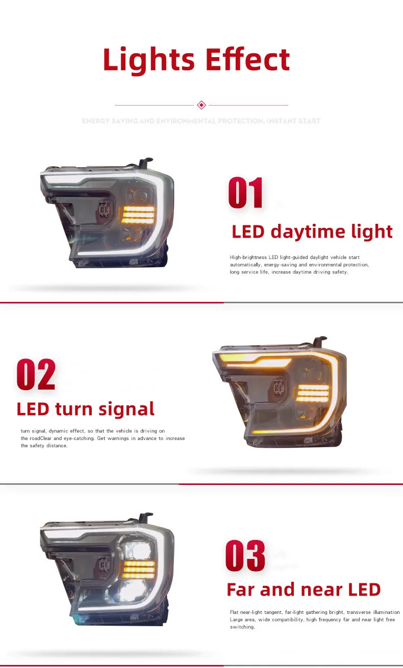 For Ford Ranger T8 2023 Car LED Headlight Assembly DRL Signal Front Lamp LED Modified Bifocal Lens Head Lights