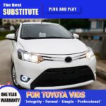 LED Headlight for Toyota Vios 2008-20 16 LED Headlights Signal Lights Day Running Light DRL Angel Eyes - Image 4