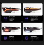 Car Styling For Toyota Fortuner LED Tail Lights 20 16-20 19 LED Rear Light Fog Brake DRL+ Brake+ Park+ Signal Stop Lamp - Image 5