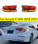 Car Lights For Accord X 10th 20 18-2021 LED Auto Taillights Assembly Upgrade Lamborghini Design Dynamic Lamp Tools Accessories