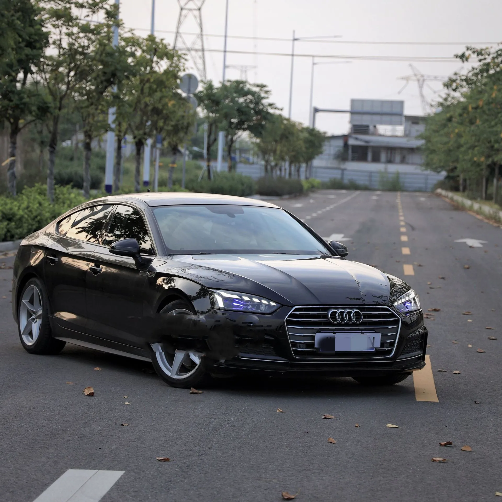 Car Lights Assembly For AUDI A5 20 17-20 20 LED Daytime Running Light Flowing Light Steering Signal Light