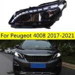 Head Lamp for Peugeot 4008 5008 LED Headlight 20 17-2021 Headlights 4008 5008 DRL Turn Signal High Beam Working Light