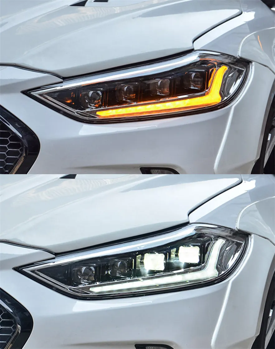 LED Head Light Assembly For Hyundai Elantra 20 16-20 20 Matrix Front Headlights Replacement Signal Driving Light