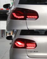 Taillight For Golf6 Golf MK6 2009-2012 Tail Lights With Sequential Turn Signal Animation Brake Parking Lighthouse Facelift - Image 5